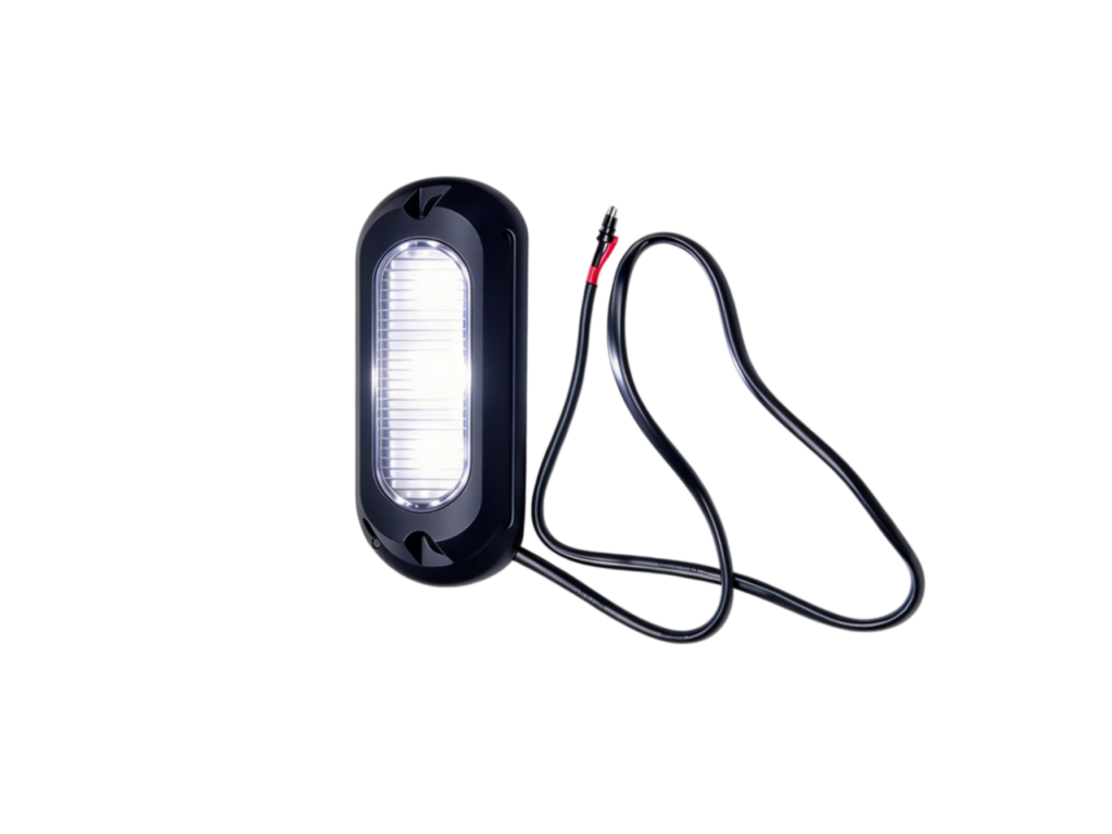 LED Flashing Warning Light, 12-24V Waterproof Strobe Light for Truck, Vehicle Emergency Beacon Lamp