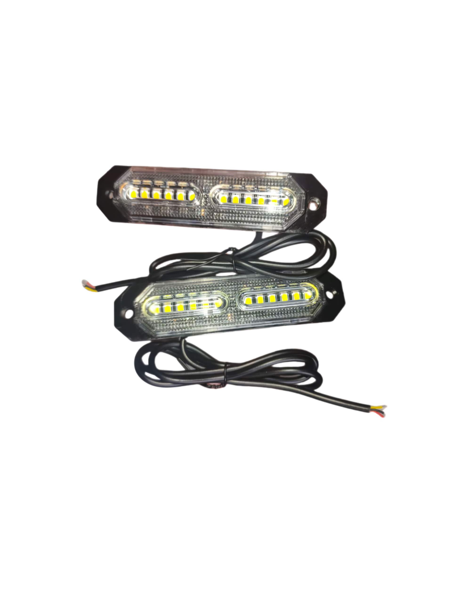 LED Strobe Warning Light, 12-24V IP67 Waterproof Emergency Flashing Light for Trucks, Construction Vehicles - Image 2